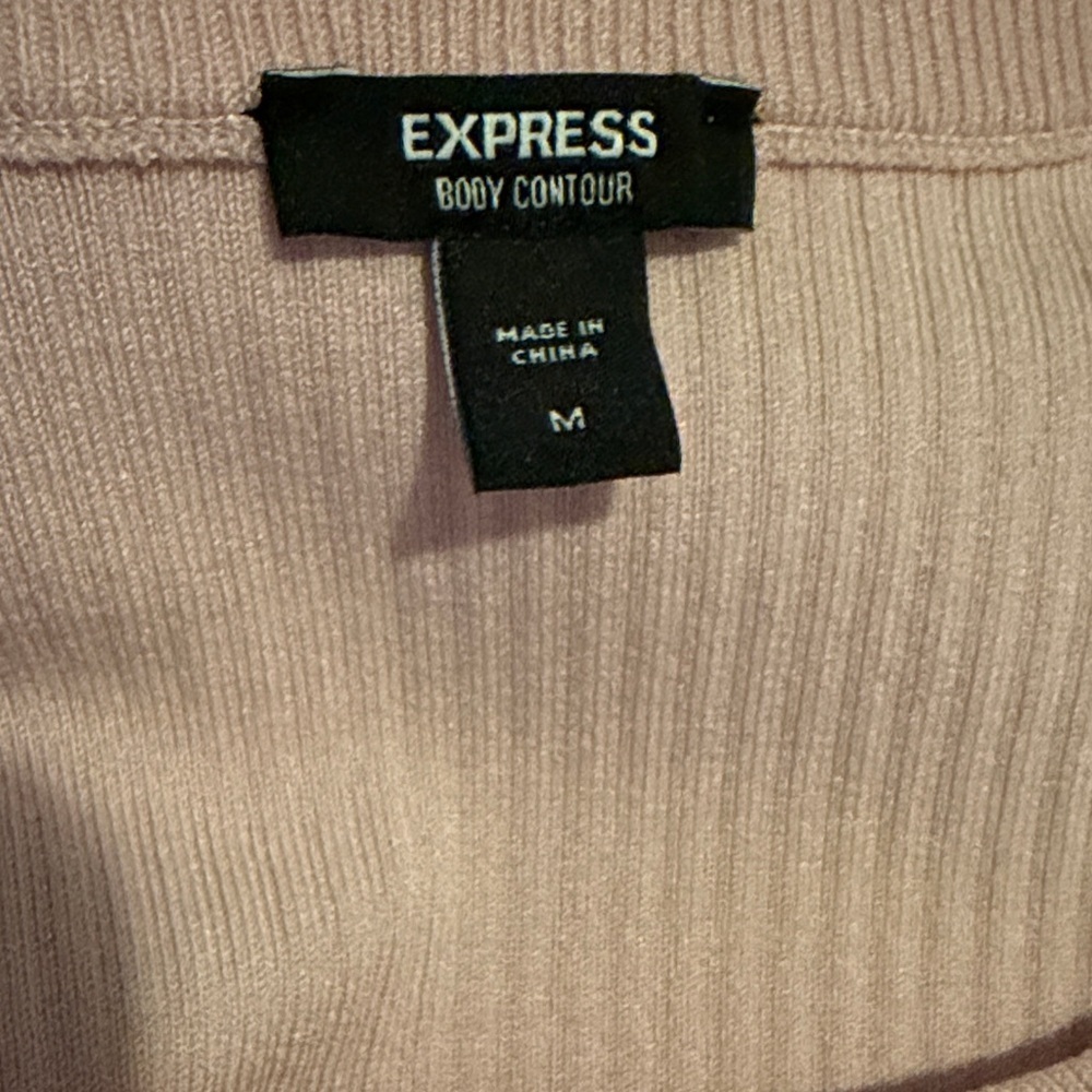 Express Body Con Ribbed Tank Dress - Picture 6 of 6